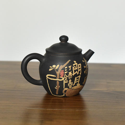 建水紫陶 三金壶 商品图1