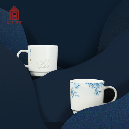 【故宫陶瓷】月兔桂花清-马克杯水杯国风中式骨瓷杯礼盒 商品图1