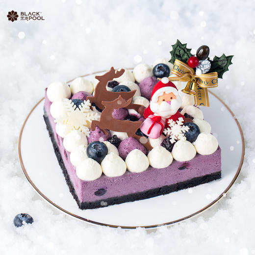 【Merry Christmas 赠圣诞熊公仔】缤纷奇缘-法国浓香芝士与秘鲁蓝莓 商品图0