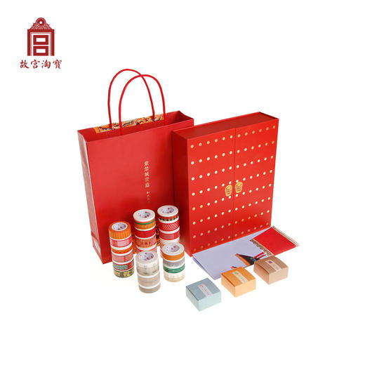 【故宫手账】可以拼出整个故宫的《紫禁城营造》礼盒装和纸胶带 商品图2