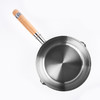 日本原产YOSHIKAWA雪平锅不锈钢木柄汤锅20cm 商品缩略图3