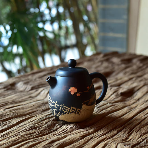 建水紫陶 三金壶 商品图2