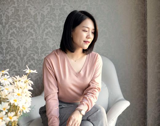 进口美丽奴羊毛衫V领 商品图7