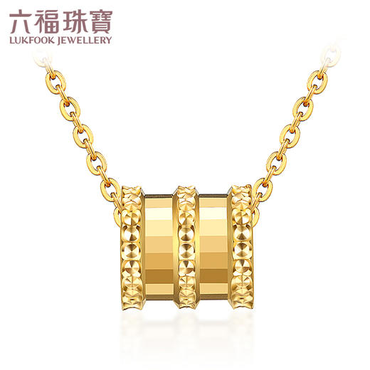 六福珠宝 黄金项链小蛮腰goldstyle系列足金套链女定价 总重2.87克;金重2.85克 HMA15I30228 商品图0
