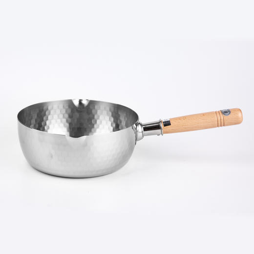 日本原产YOSHIKAWA雪平锅不锈钢木柄汤锅20cm 商品图2