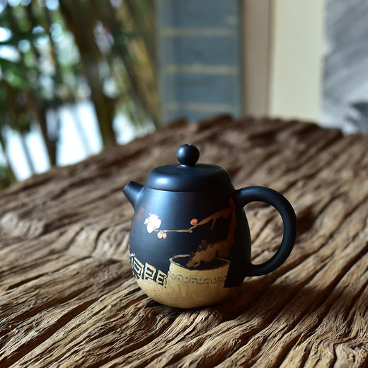 建水紫陶 三金壶 商品图1