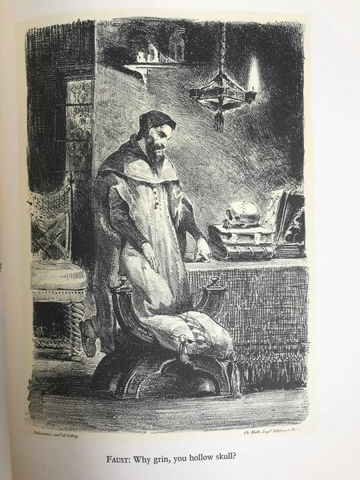歌德《浮士德》 德拉克洛瓦18幅石版画插图 精装16开 商品图14