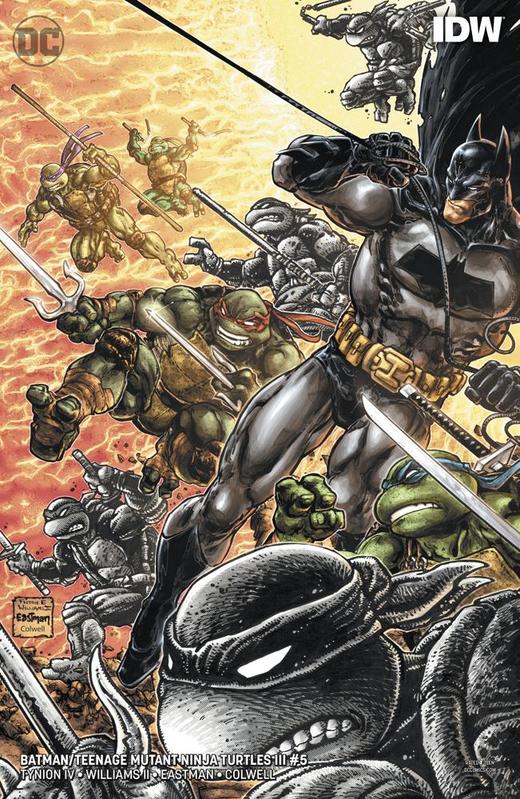 蝙蝠侠/忍者神龟 V3 斜线 Batman Teenage Mutant Ninja Turtles III（2019）变体 商品图1