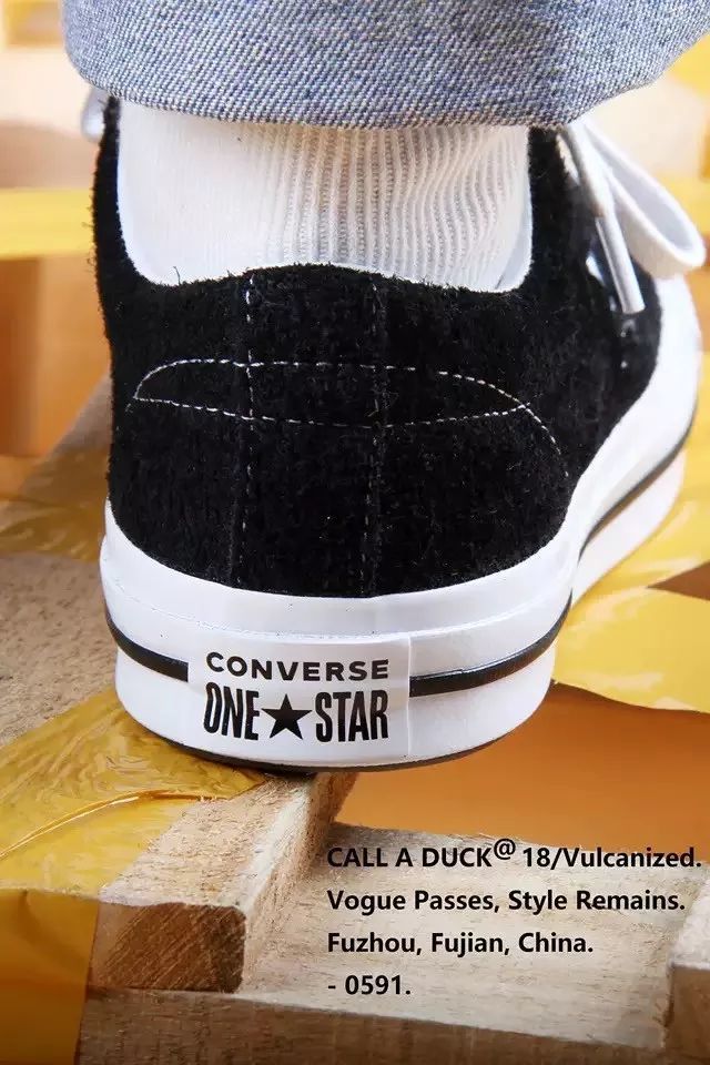 匡威木村 converse 匡威19秋冬 one star 星标复古翻毛低帮板鞋 休闲