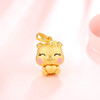 金大福珠宝生肖金猪黄金吊坠羞羞猪足金3d硬金女 重量1.1g YU00209 商品缩略图2