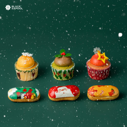 【Merry Christmas 赠曲奇小饼干】圣诞纷享礼盒-6种诱人口味，6款缤纷造型 商品图1