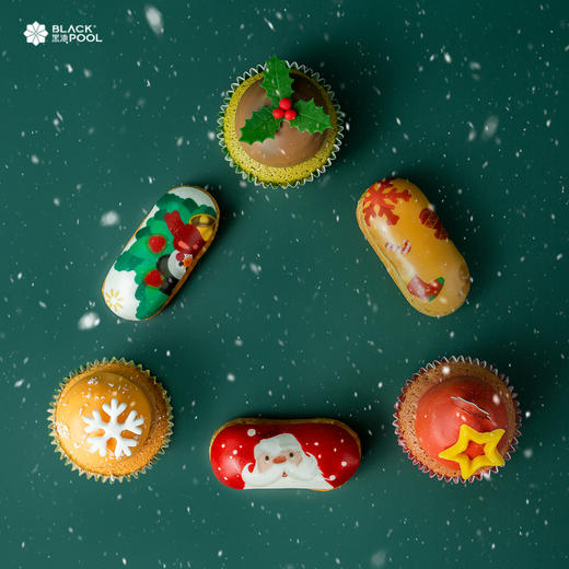 【Merry Christmas 赠曲奇小饼干】圣诞纷享礼盒-6种诱人口味，6款缤纷造型 商品图0