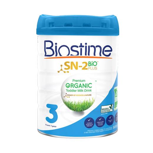 BIOSTIME 合生元 澳洲臻稀有机婴儿配方奶粉3段  800克 （2020年8月到期） 商品图0