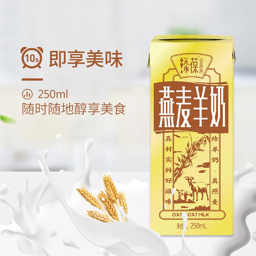 添葆 | 燕麦羊奶 山羊奶 利乐包早餐羊奶 250ml*6盒 商品图2