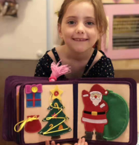 圣诞特供 Elf my first book儿童早教布书童话圣诞节