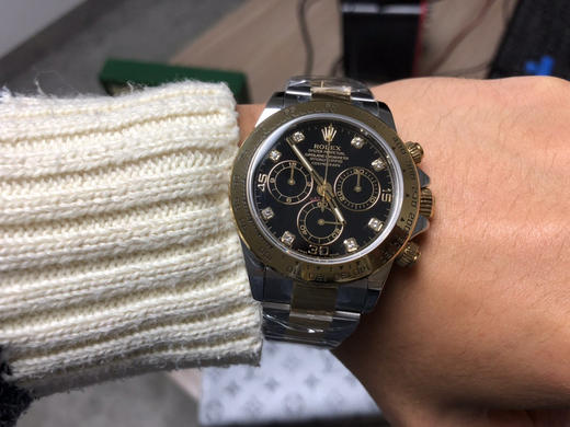   劳力士 间金迪通拿系列 蓝宝石镜面 表径40mm Cal.4130自动机械机芯 商品图6