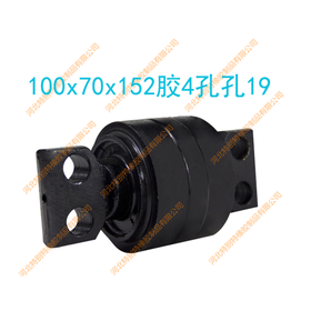 德龙扭力胶芯(4孔)100*70*152(胶)(孔19)(高69)（单价=1个，12个=1箱）/德龙拉臂套/德龙拉力套100x70x152(10070152)