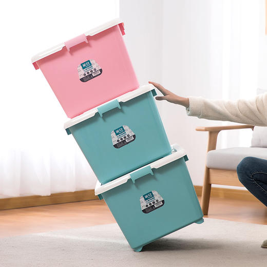 【茶花】80L精巧大号收纳箱2个装 商品图2
