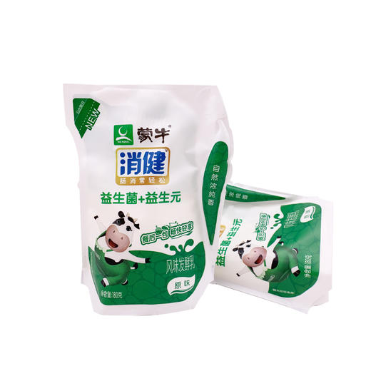 【蒙牛消健益生菌+益生元风味发酵乳】180g/袋，保质期25天 商品图1