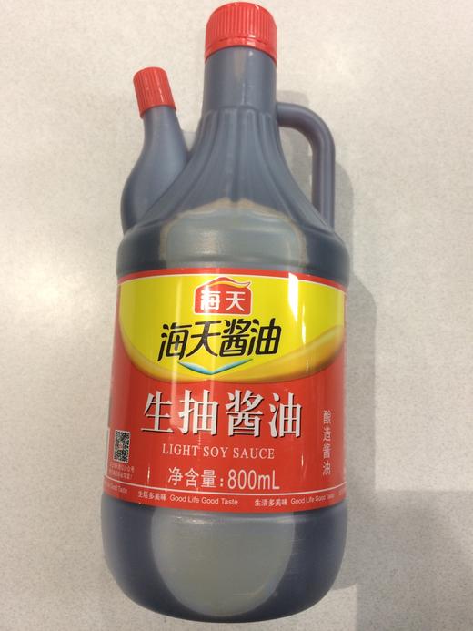 海天生抽酱油800毫升/瓶12瓶/箱 商品图0