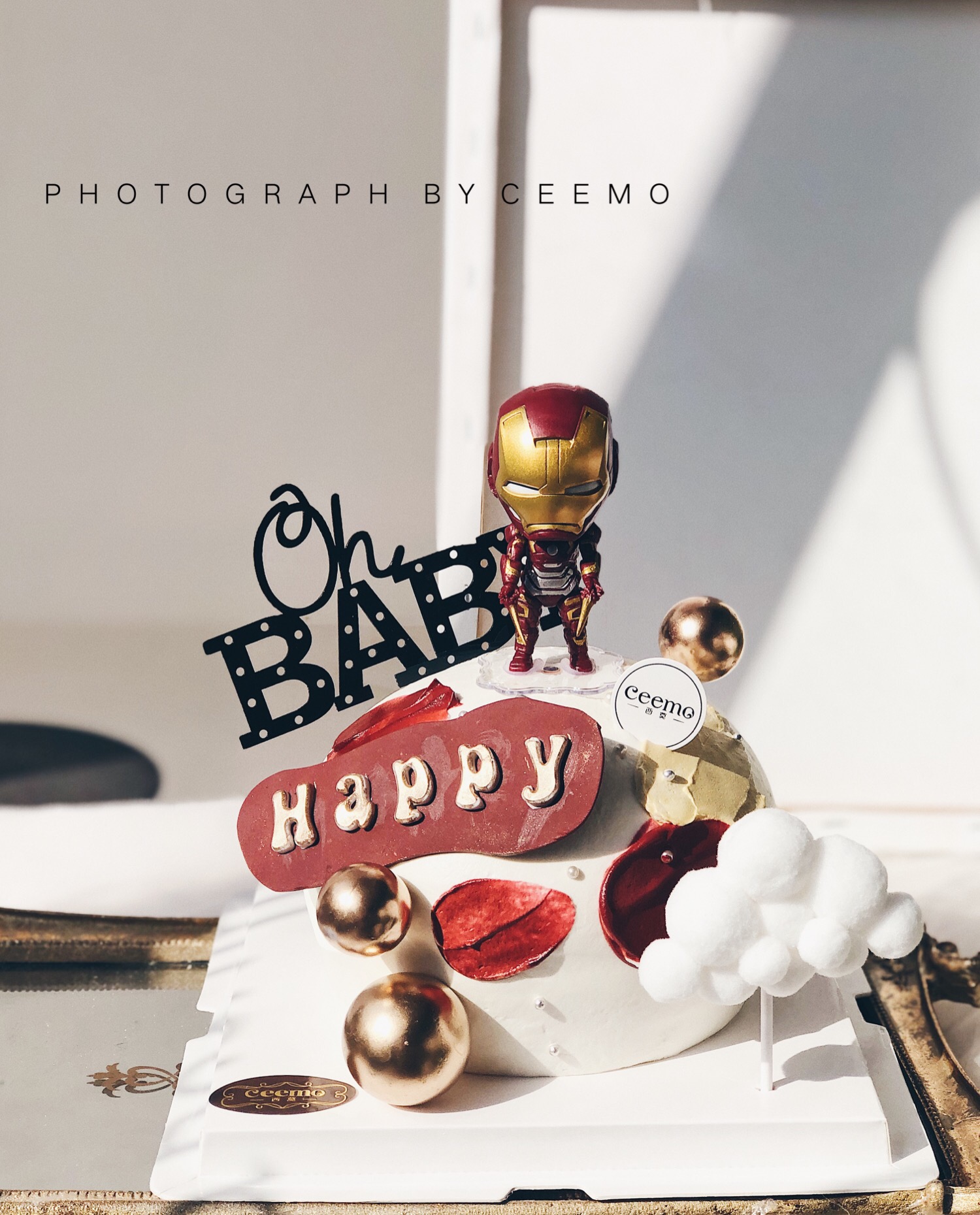 钢铁侠Iron Man——奶油蛋糕