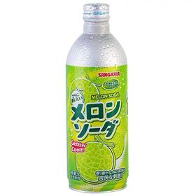 日本三佳丽波子汽水 500m  哈密瓜口味 葡萄口味