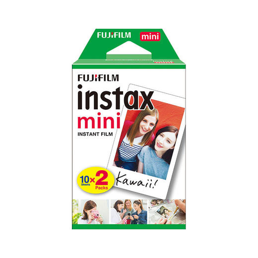 Fujifilm富士 Checky instax mini胶片 白边双盒装 商品图1
