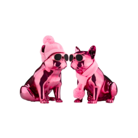 Jarre AeroBull XS 斗牛犬无线蓝牙音箱 全球限量版粉色一对