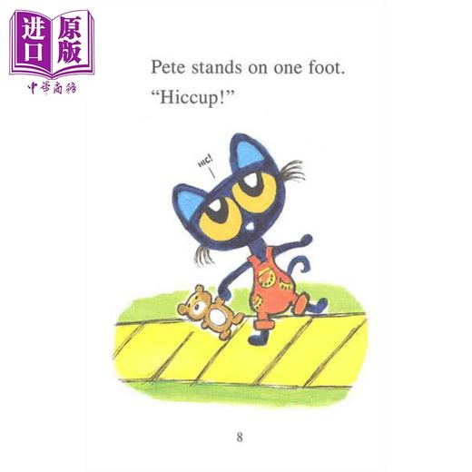 【中商原版】我可以读入门级 皮特猫打嗝了 My First I Can Read:Pete the Kitty and the Case of the Hiccups 儿童分级阅读 故事书 英文原版 商品图3
