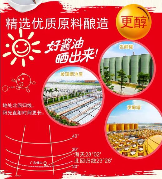海天生抽酱油500毫升/瓶12瓶/件 商品图1