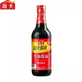 海天生抽酱油500毫升/瓶12瓶/件