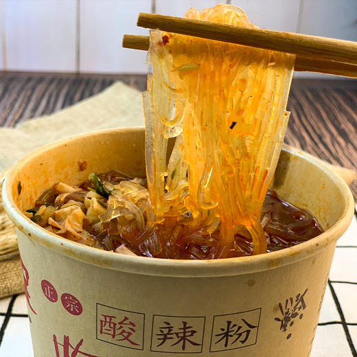 优选新品|正宗嗨吃家网红酸辣粉正宗纯红薯粉6桶装每桶130g整箱网红速食方便面粉丝 商品图4