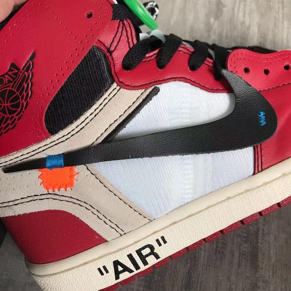 offwhite联名aj1,aj1联名offwhite 男女2色入aj1 x off-white aj1 ow联名芝加哥 aa3834