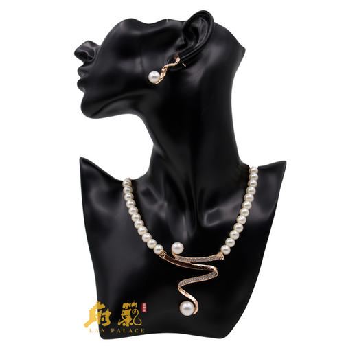 LF-LPS0013P秋冬爆款珍珠环保合金首饰套装 商品图2