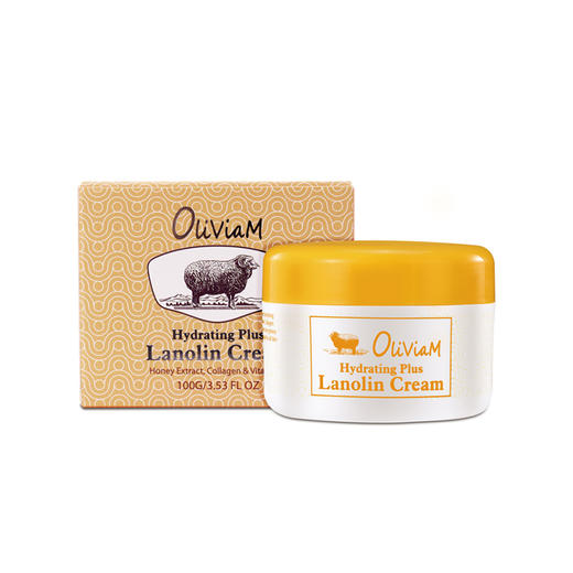【一般贸易】澳洲Oliviam蜂蜜滋润绵羊油面霜 商品图0