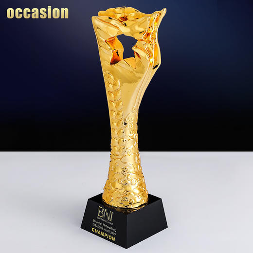 奖杯定制水晶定做五角星荣誉年会高档创意优秀员工儿童免费刻字 商品图1