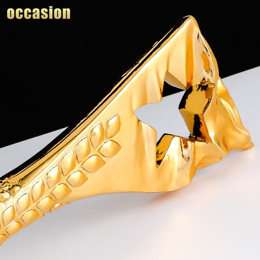 奖杯定制水晶定做五角星荣誉年会高档创意优秀员工儿童免费刻字 商品图3