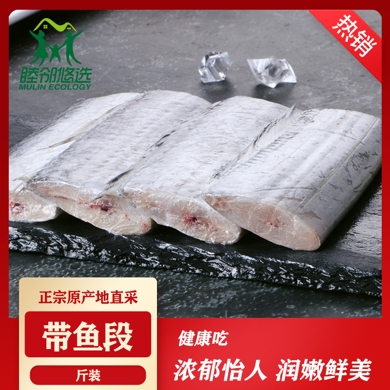 舟山野生带鱼中段两种规格可选
