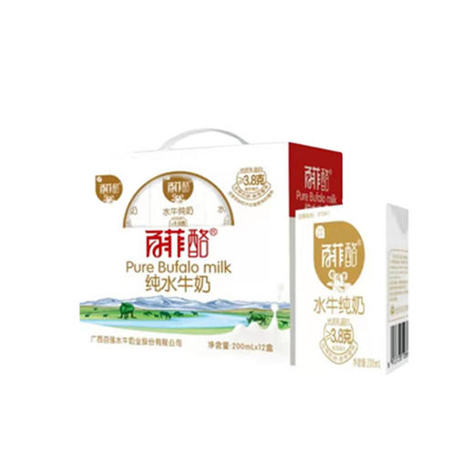 百菲酪水牛纯奶200ml*12/提 商品图0