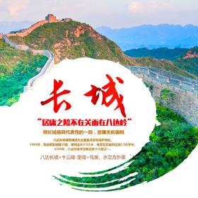 北京八达岭长城+十三陵定陵+鸟巢+水立方外景一日游