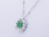 「水花飞溅」5.9克拉木佐祖母绿钻石项链/戒指 商品缩略图3