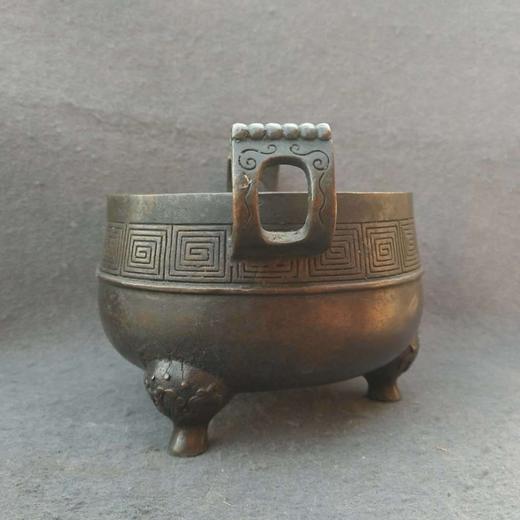 朝冠耳铜香炉 商品图1