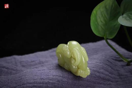和田玉黄玉【羊】吊坠 赠精美编织挂绳 赠证书 商品图2
