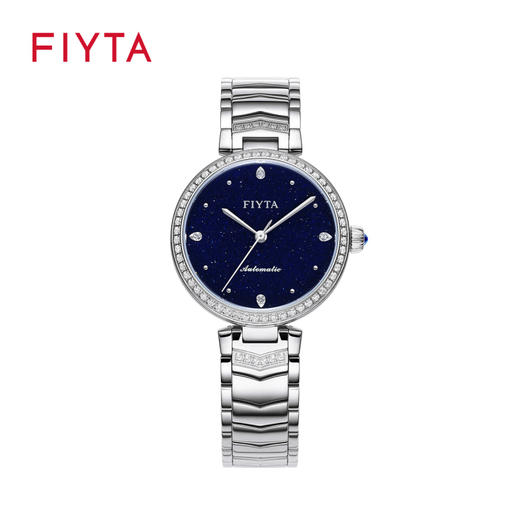 飞亚达心弦系列机械女表镶砖星空盘女款腕表LA869011.WLWH 商品图0