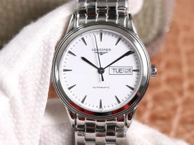 浪qin军旗系列双日历，尺寸38.5mm.中英文星期日历双显示，搭配​精​磨刻字ETA2836​机芯V8认证，进​口蓝宝​石镜​面.一​表​一码一吊​牌无重​复,男士手表，透底，精钢表带，自动机械机芯