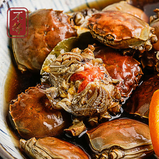 【名厨调味】花雕醉醉蟹膏满黄多两罐装（快递停发） 商品图1