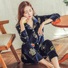 QYSY-268冬季新品开衫翻领韩版加厚金丝绒清新家居服睡衣套装 商品缩略图3