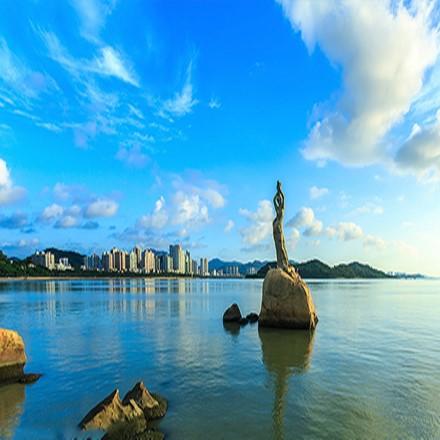 深圳/珠海出发 珠海一日游免费接送+赠170元港珠澳大桥游澳门环岛游船 打卡人气景点珠海渔女+圆明新园+日月贝半日游/澳门夜游 商品图2