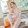 QYSY-268冬季新品开衫翻领韩版加厚金丝绒清新家居服睡衣套装 商品缩略图4