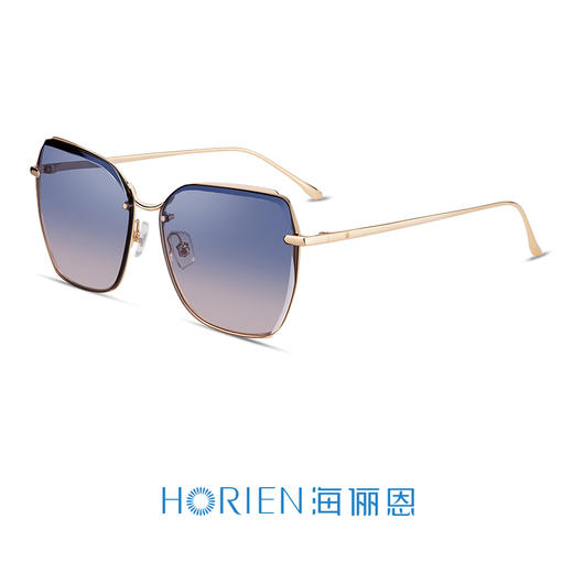 海俪恩新款红钻石切割墨镜女开车专用炫彩韩版潮太阳镜N6709 商品图1